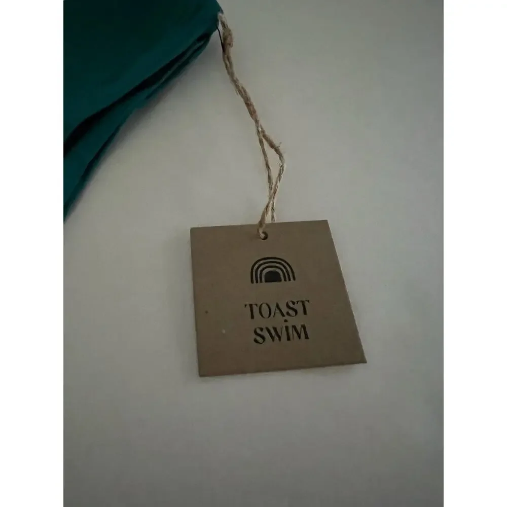 NWT Toast Swim Women's Signature Cinch- Bikini Bottom Deep Lake Size XS